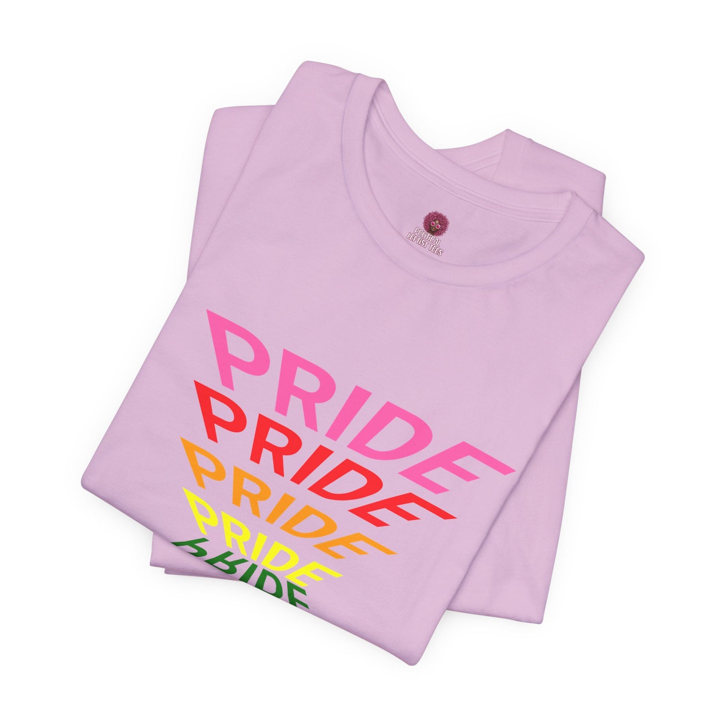 "Pride" Graphic Tee, Unisex Pride Shirt, LGBTQ+ Awareness Top