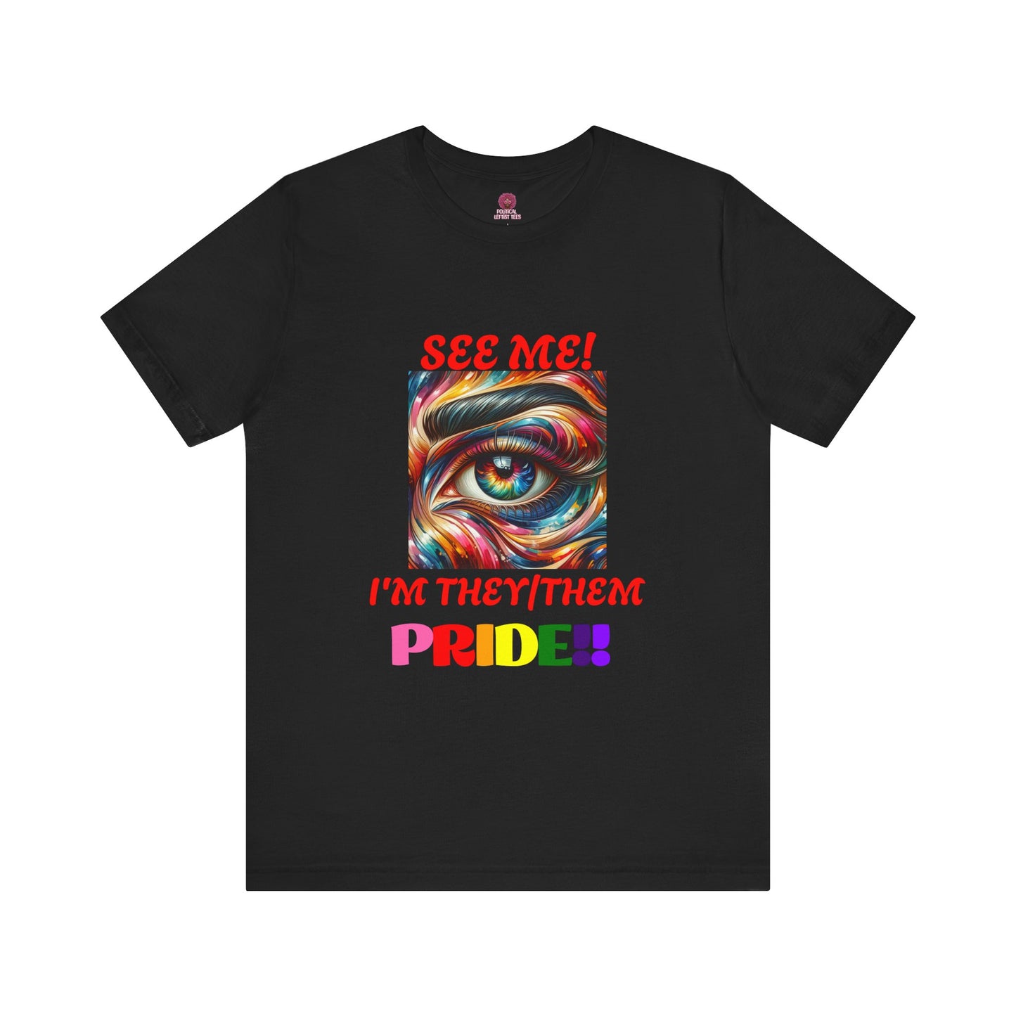 They/Them Pride Short Sleeve Unisex Tee - Celebrate Identity & Inclusivity