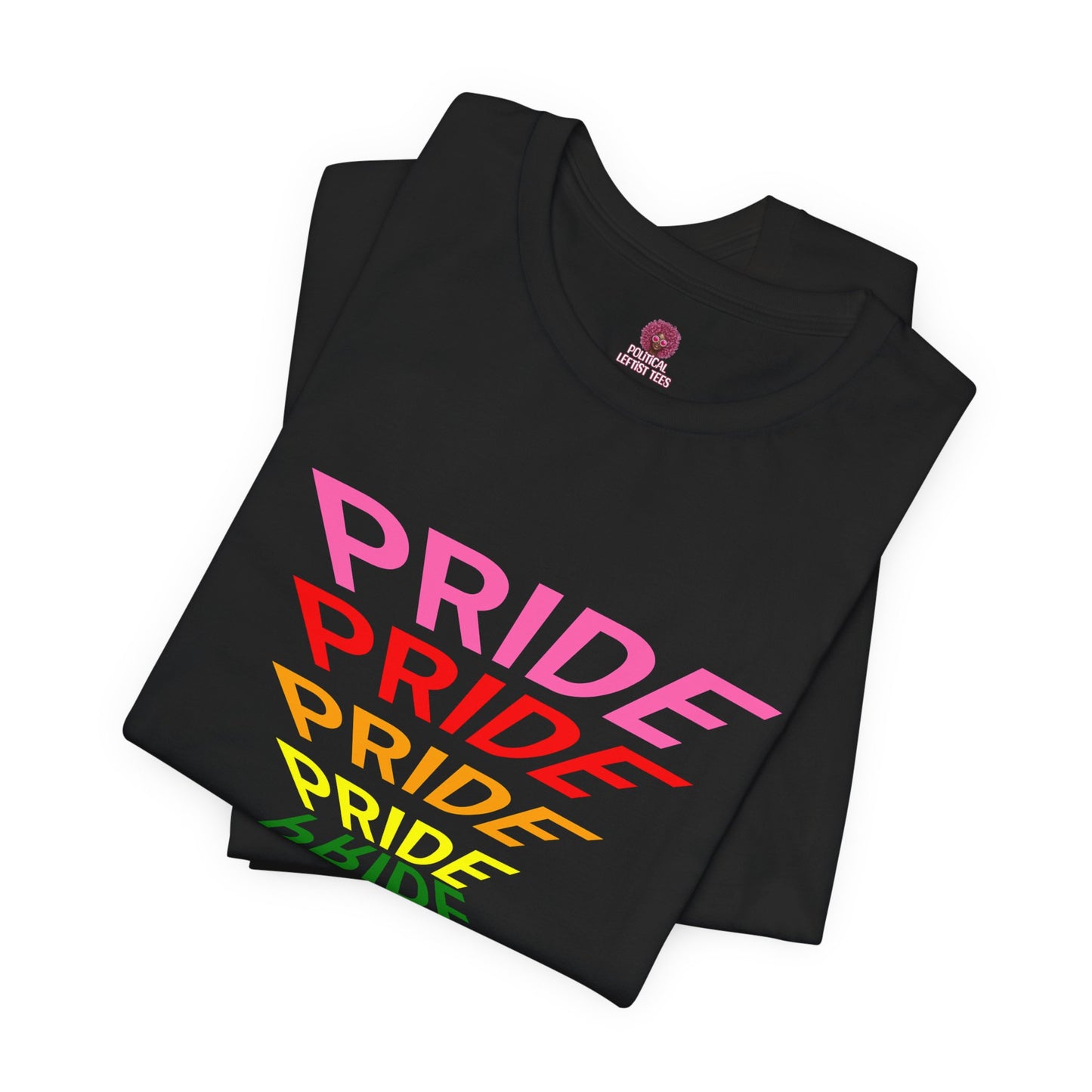 "Pride" Graphic Tee, Unisex Pride Shirt, LGBTQ+ Awareness Top