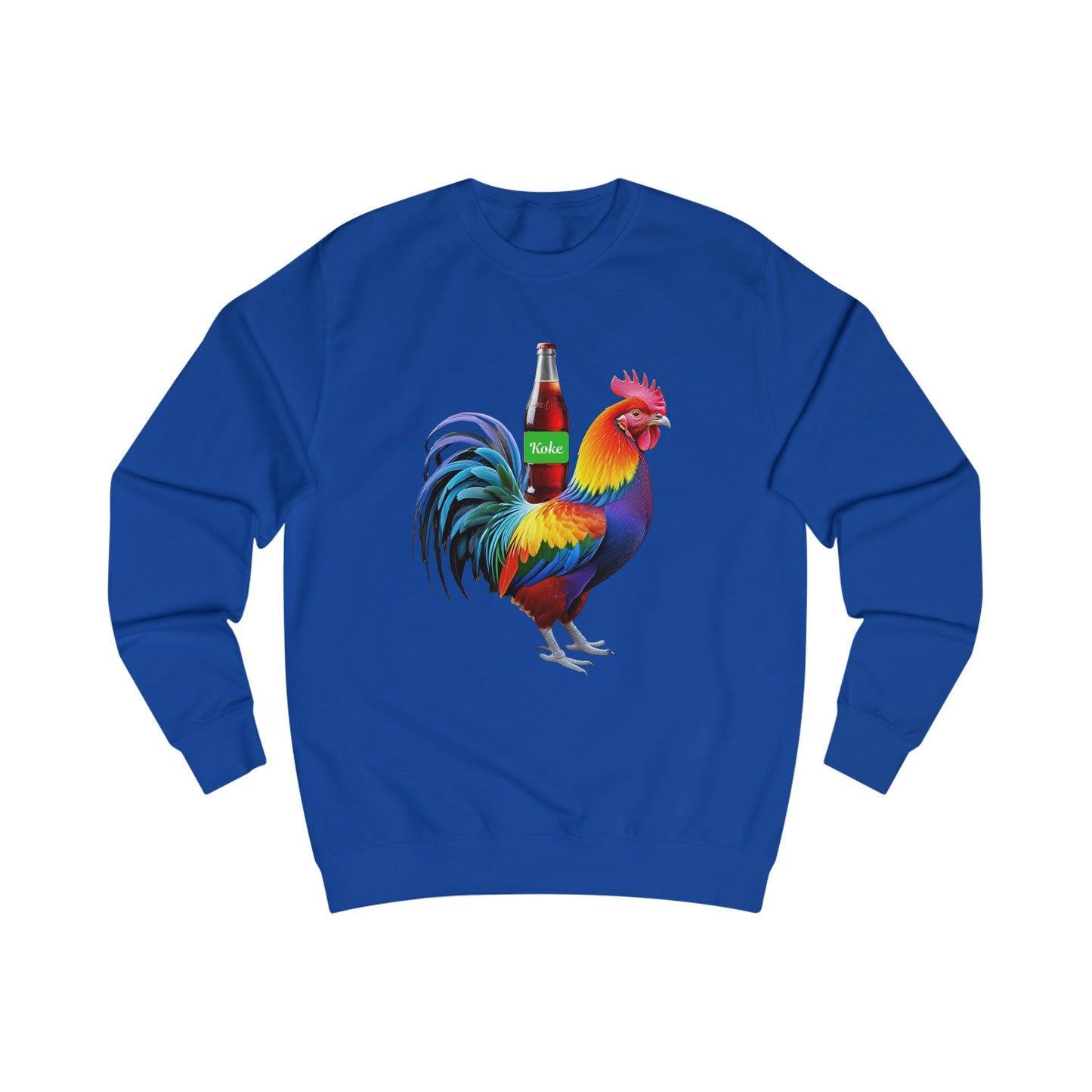 Colorful Koke On The Cock Graphic Unisex Sweatshirt