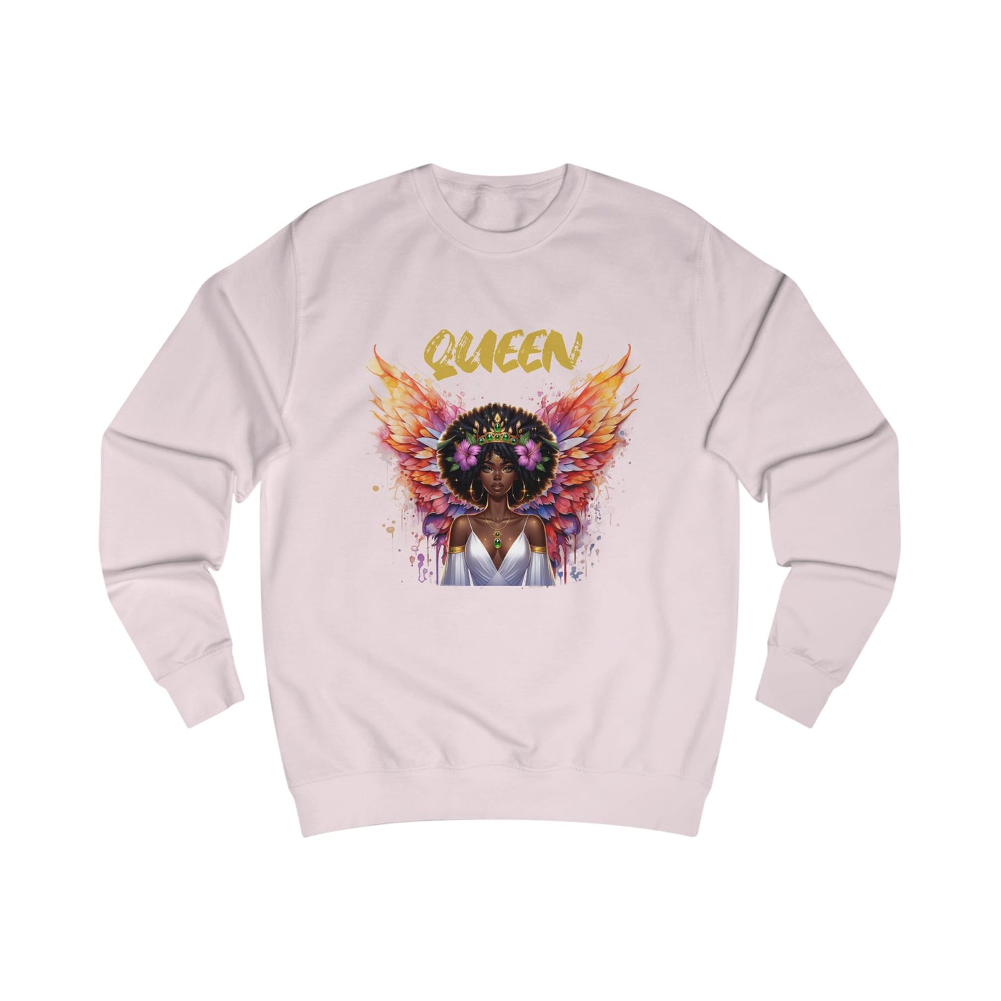 Queen Unisex Swearshirt - Empowering Graphic Tee for Confident Women