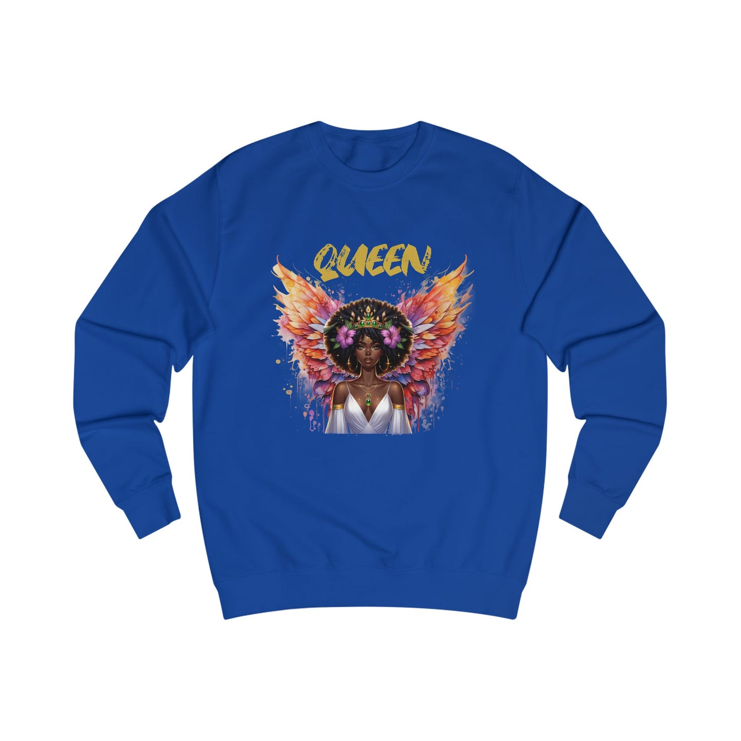 Queen Unisex Swearshirt - Empowering Graphic Tee for Confident Women