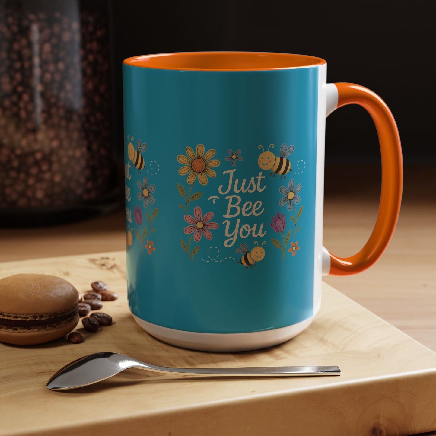 Just Bee You Ceramic Coffee Mug | Inspirational Mug for Tea Lovers, Gift for Friends, Pride Mug