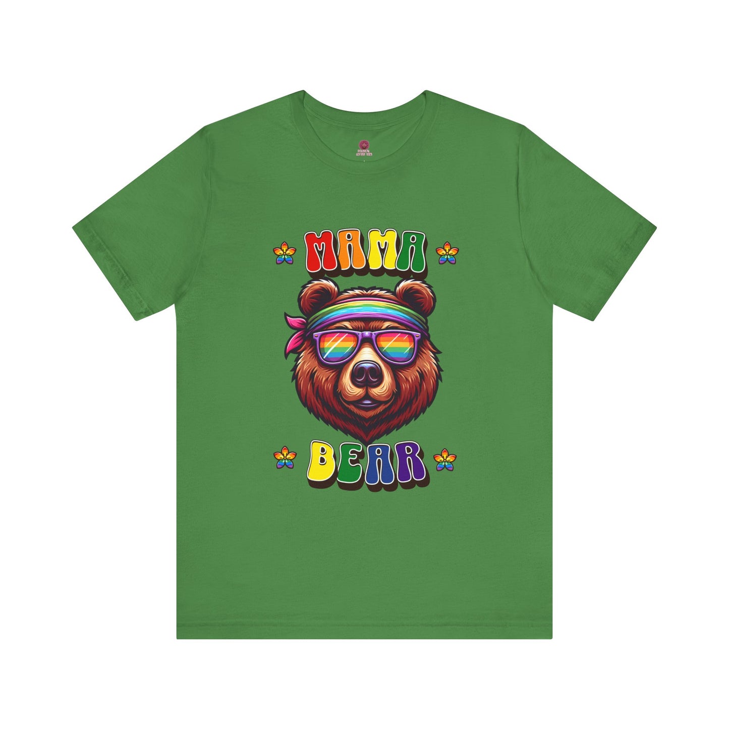 Mama Bear Retro Summer Vibes Pride Tee