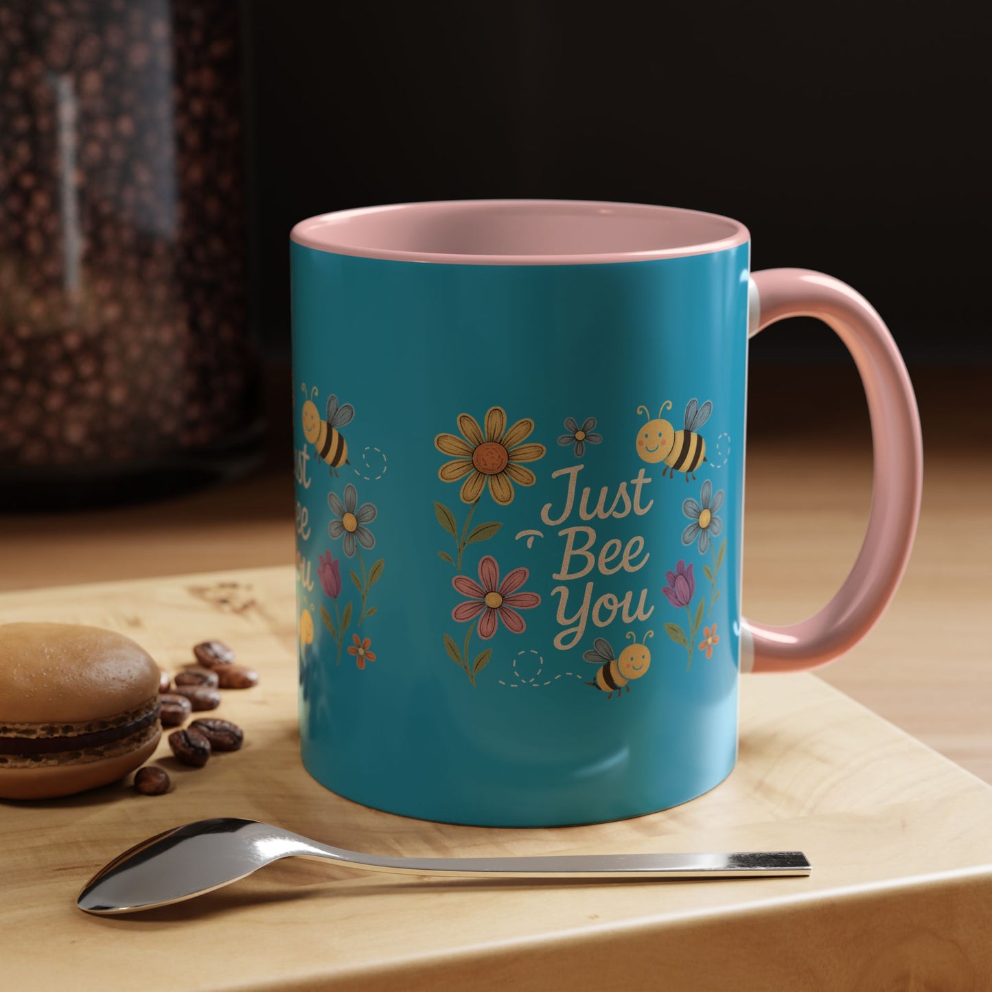 Just Bee You Ceramic Coffee Mug | Inspirational Mug for Tea Lovers, Gift for Friends, Pride Mug