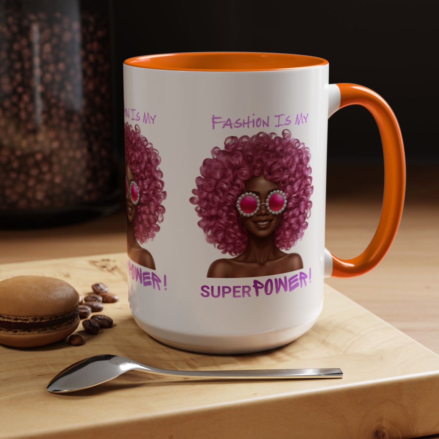 Chic Fashionista Coffee Mug, Empowerment Gift for Her, Stylish Morning Drinkware, Unique Birthday, Trendy Coffee Lover
