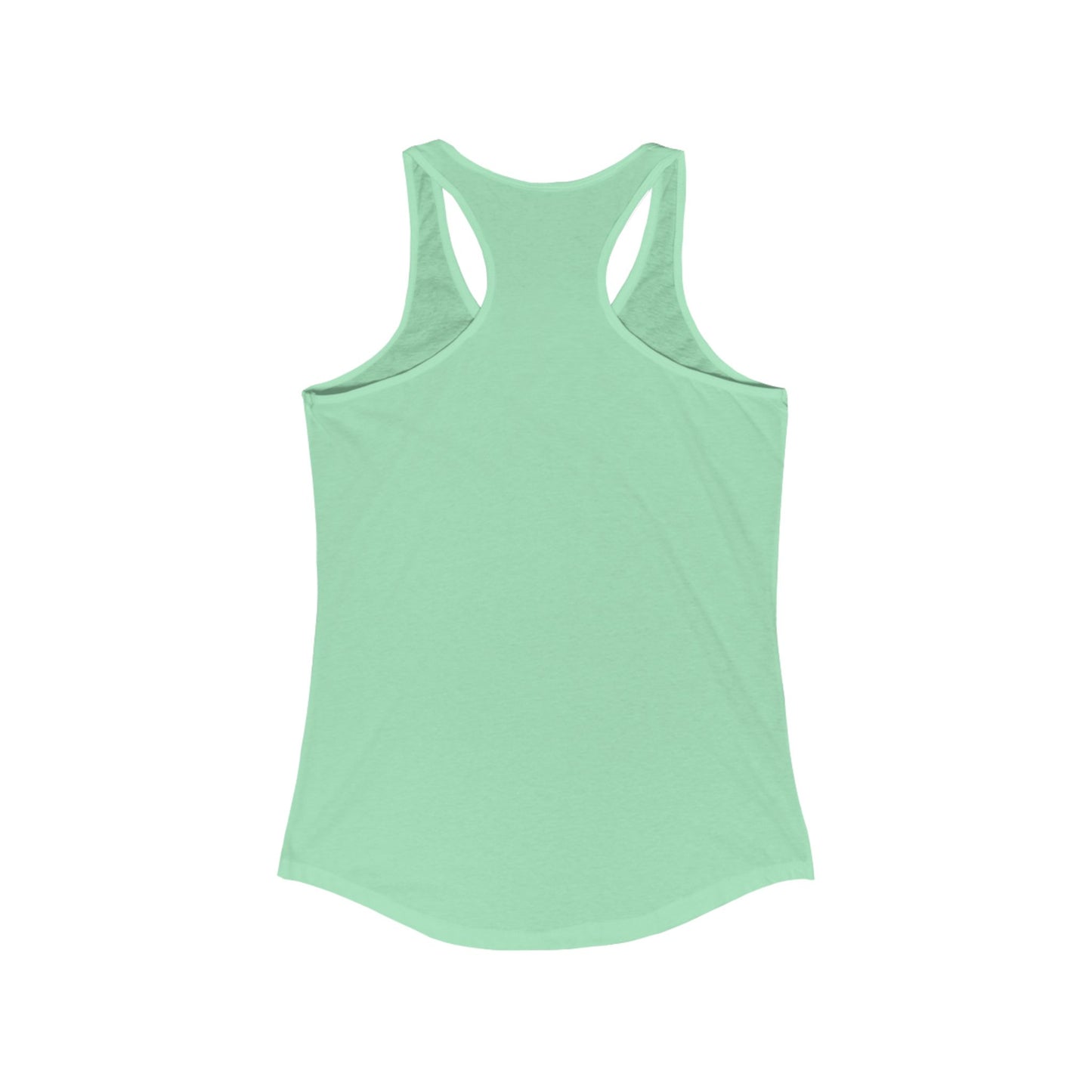 Women's Rough Outside Refreshing Inside Cactus Themed Raceerback Tank, Summer Vibes Tank