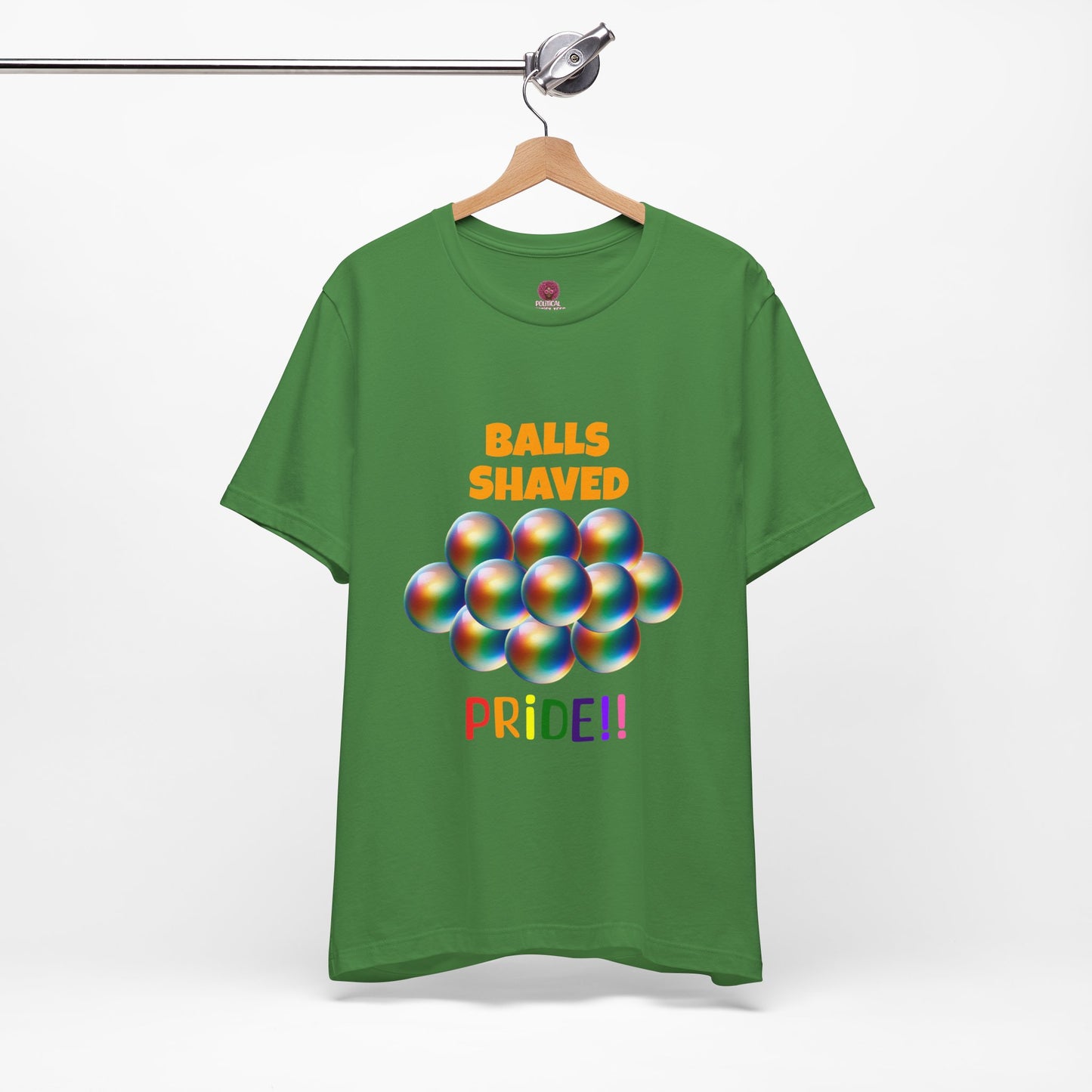Humorous Pride Short Sleeve Tee - Balls Shaved