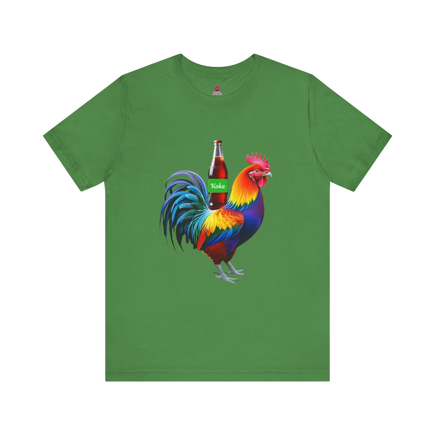 Colorful Koke On The Cock Graphic Unisex Tee-Pride