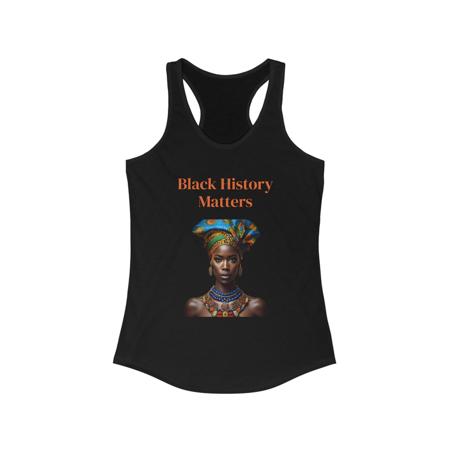 Black History Matters 2 Women's Racerback Tank Top