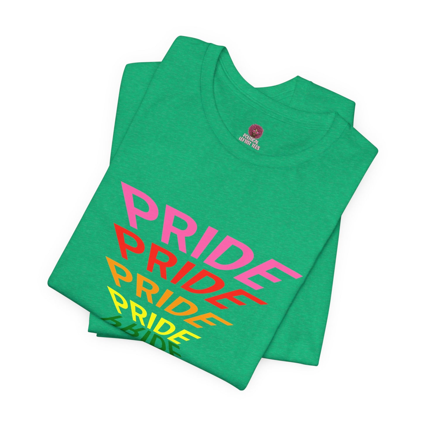 "Pride" Graphic Tee, Unisex Pride Shirt, LGBTQ+ Awareness Top