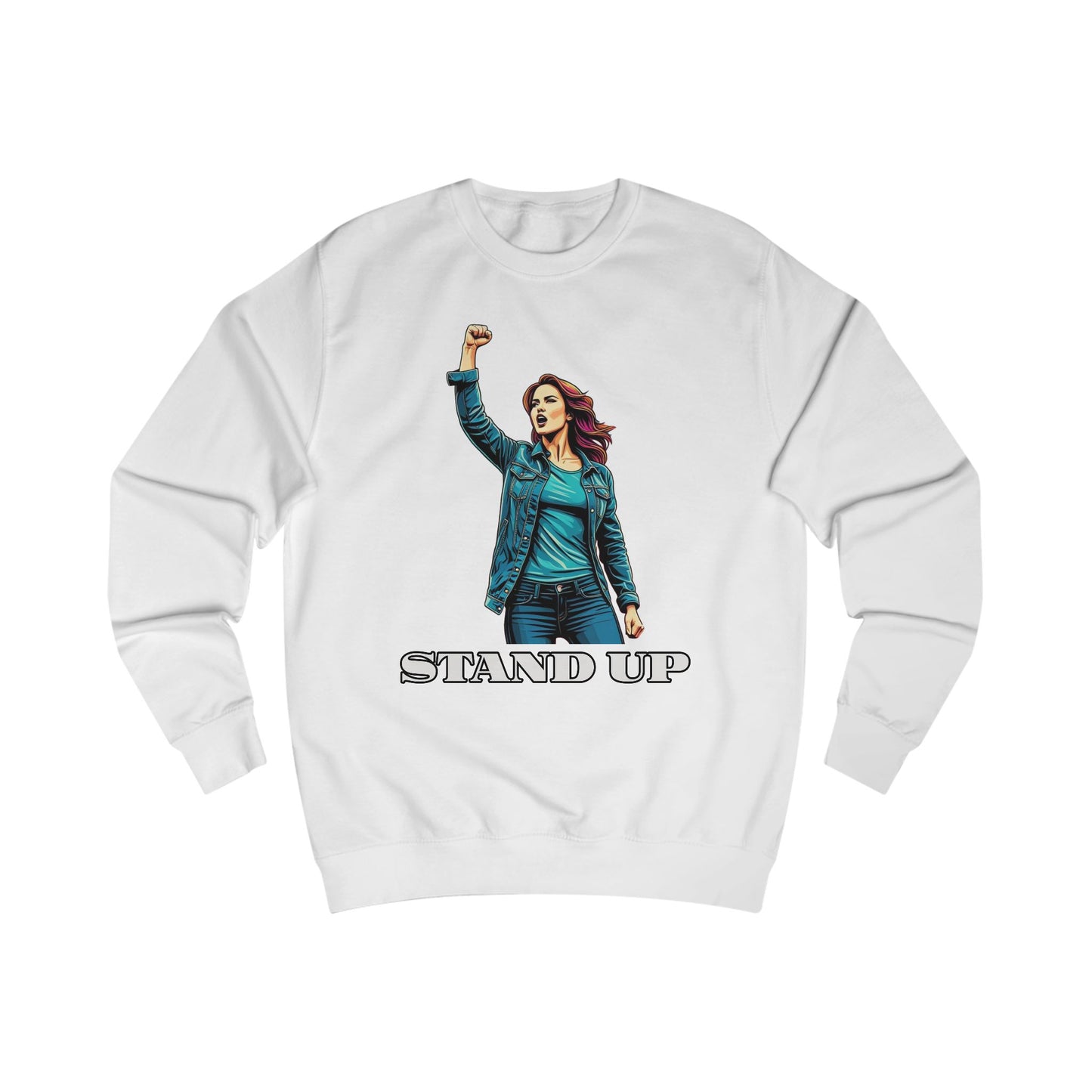 Empowerment Joins Unisex Sweatshirt - "Stand Up" & "We Will Stand Behind You" Back & Front