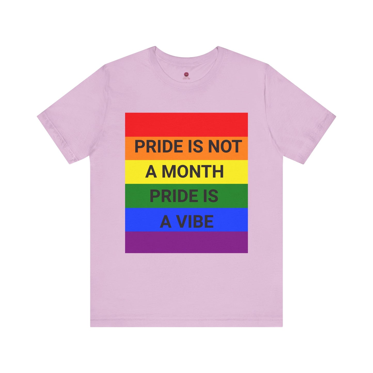 Pride Vibe Unisex Graphic T-Shirt, LGBTQ+ Pride Month Apparel, Rainbow Pride Clothing