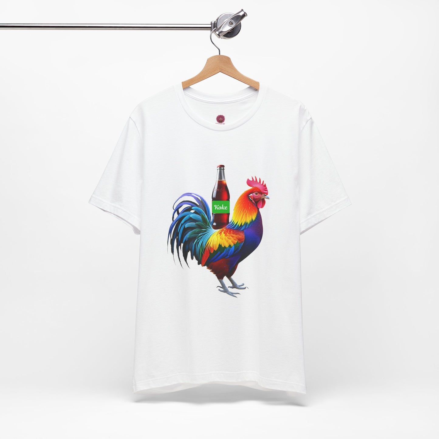 Colorful Koke On The Cock Graphic Unisex Tee-Pride