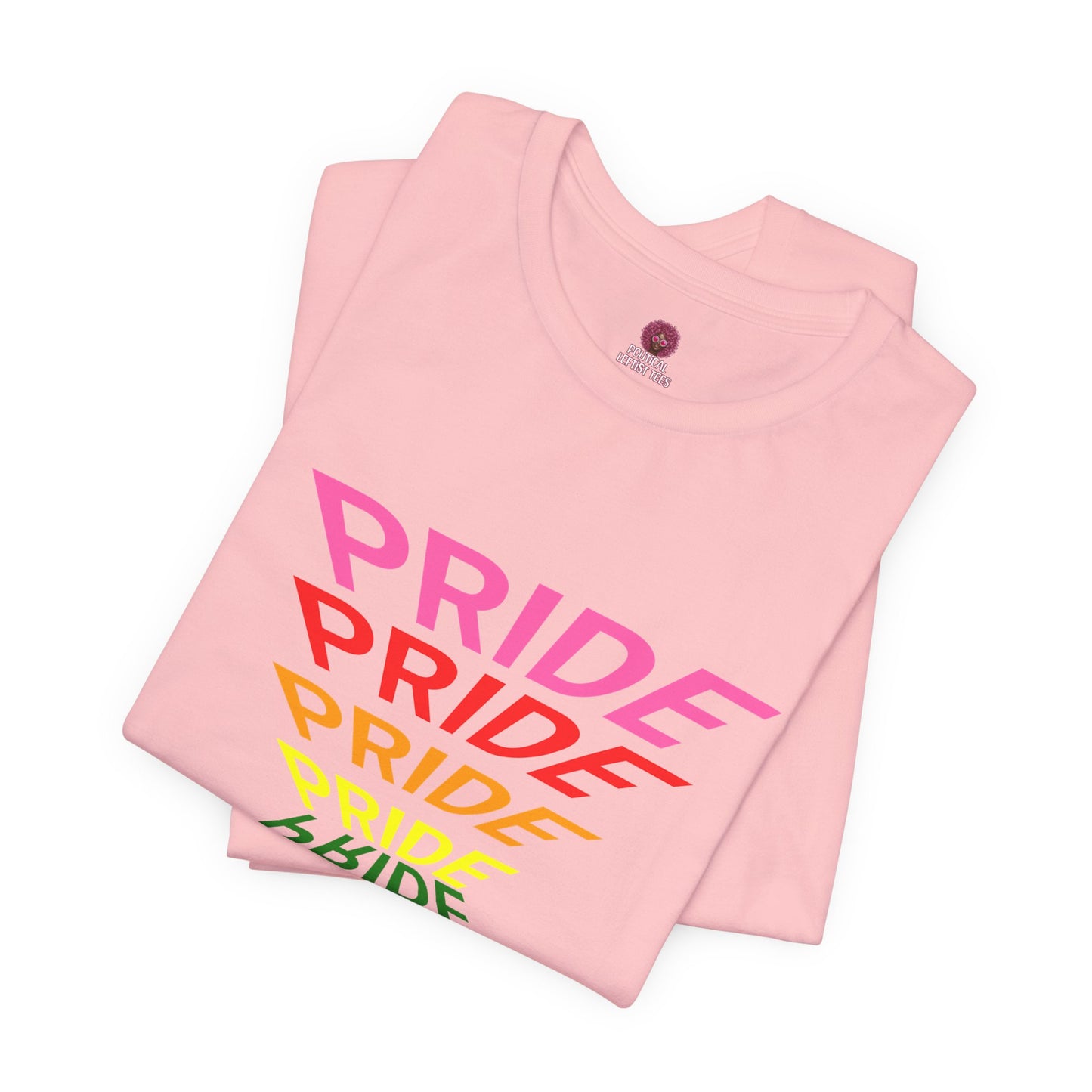 "Pride" Graphic Tee, Unisex Pride Shirt, LGBTQ+ Awareness Top