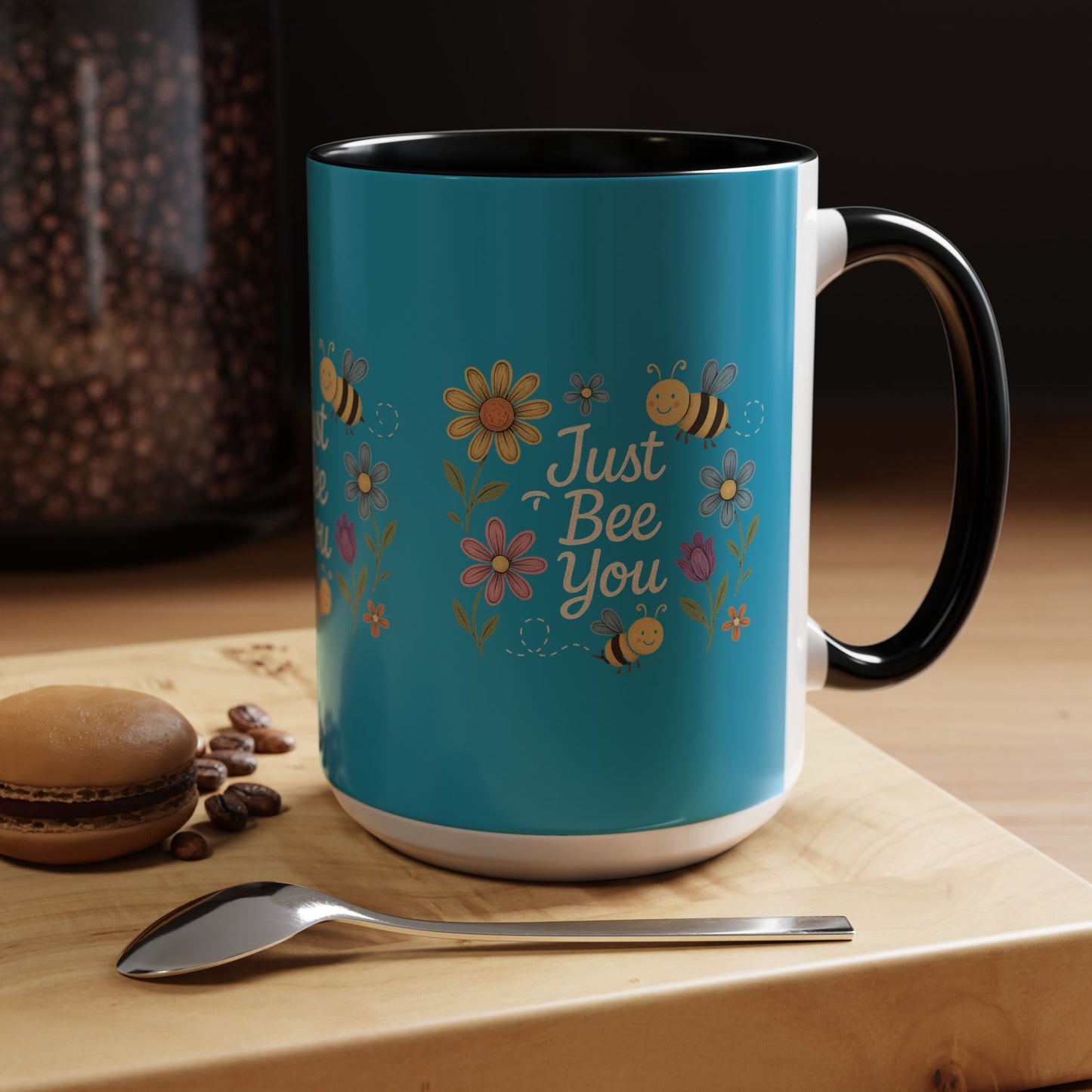 Just Bee You Ceramic Coffee Mug | Inspirational Mug for Tea Lovers, Gift for Friends, Pride Mug
