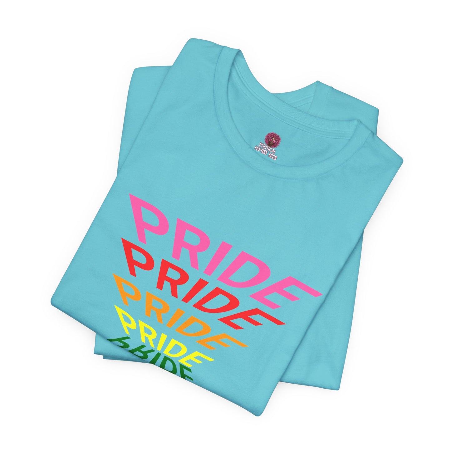 "Pride" Graphic Tee, Unisex Pride Shirt, LGBTQ+ Awareness Top