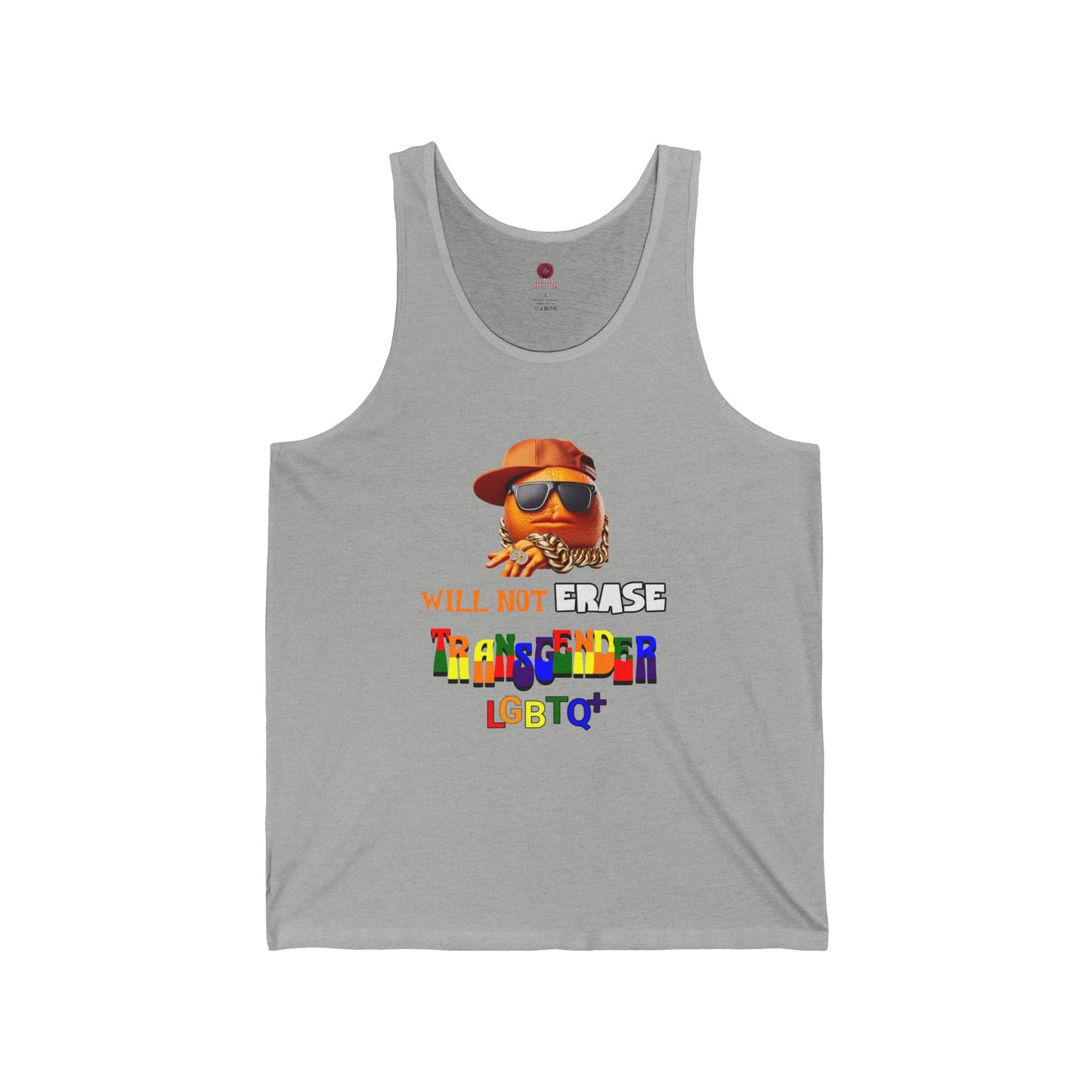 The Orange Man Will Not Erace Ttansgender Unisex Tank Top