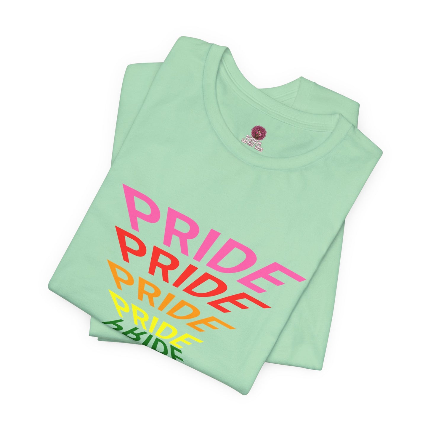 "Pride" Graphic Tee, Unisex Pride Shirt, LGBTQ+ Awareness Top