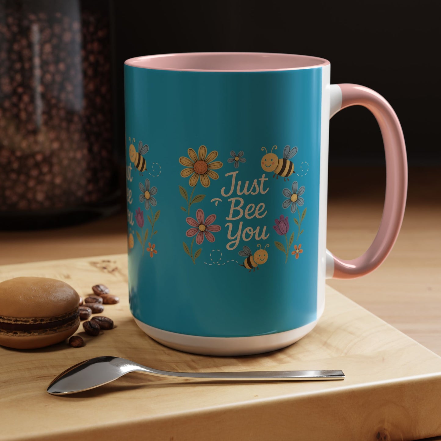 Just Bee You Ceramic Coffee Mug | Inspirational Mug for Tea Lovers, Gift for Friends, Pride Mug