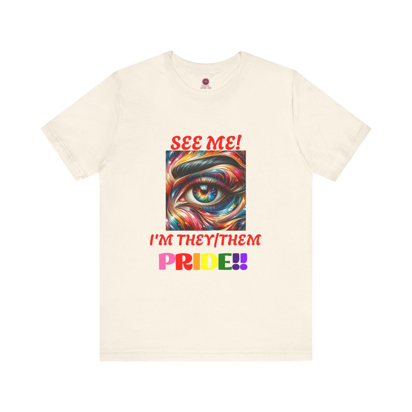 They/Them Pride Short Sleeve Unisex Tee - Celebrate Identity & Inclusivity