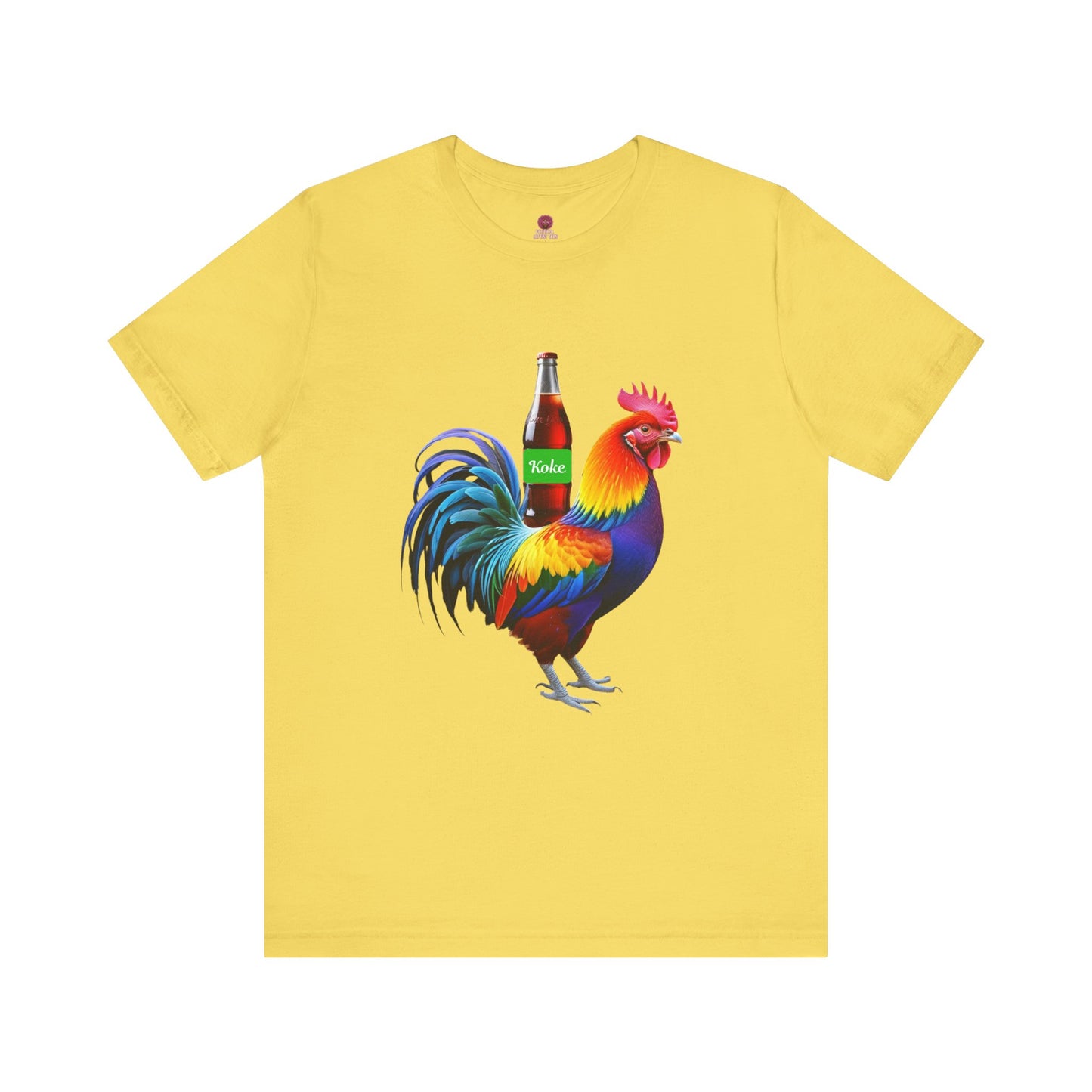 Colorful Koke On The Cock Graphic Unisex Tee-Pride