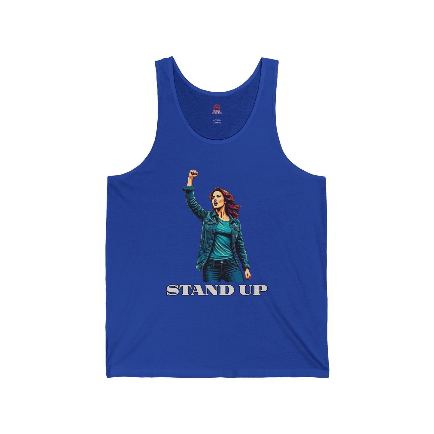 Empowerment Joins Unisex Tank Top - "Stand Up" & "We Will Stand Behind You" Back & Front