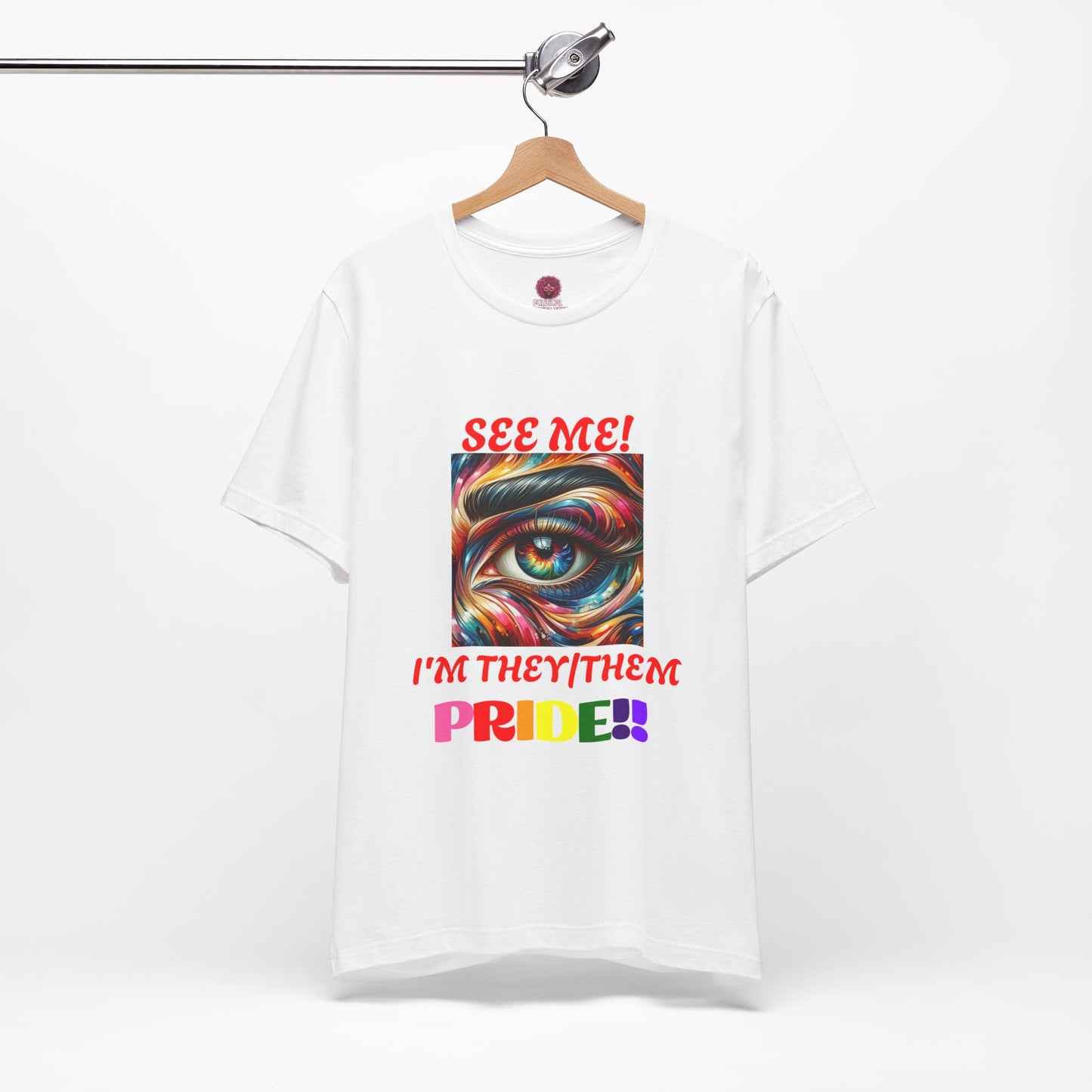 They/Them Pride Short Sleeve Unisex Tee - Celebrate Identity & Inclusivity