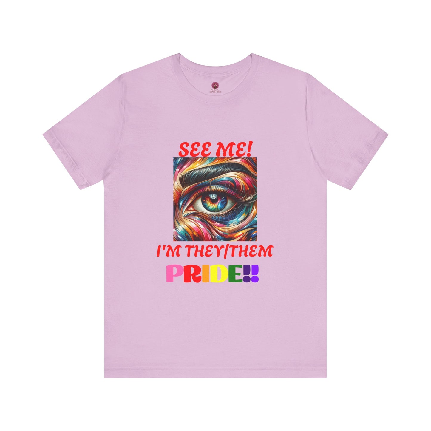 They/Them Pride Short Sleeve Unisex Tee - Celebrate Identity & Inclusivity