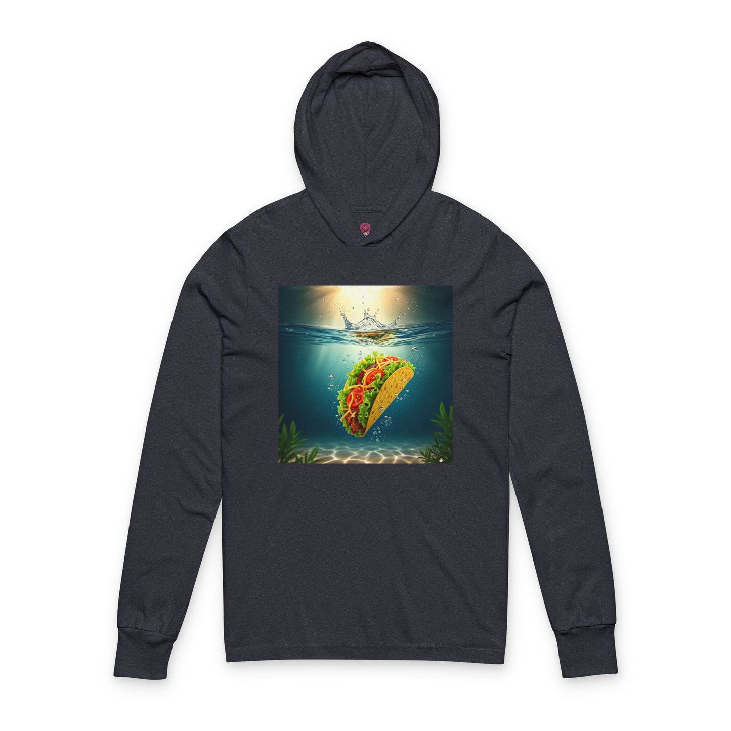 Taco Underwater Design - Unisex Opposition Graphic Long Sleeve Hooded Tee