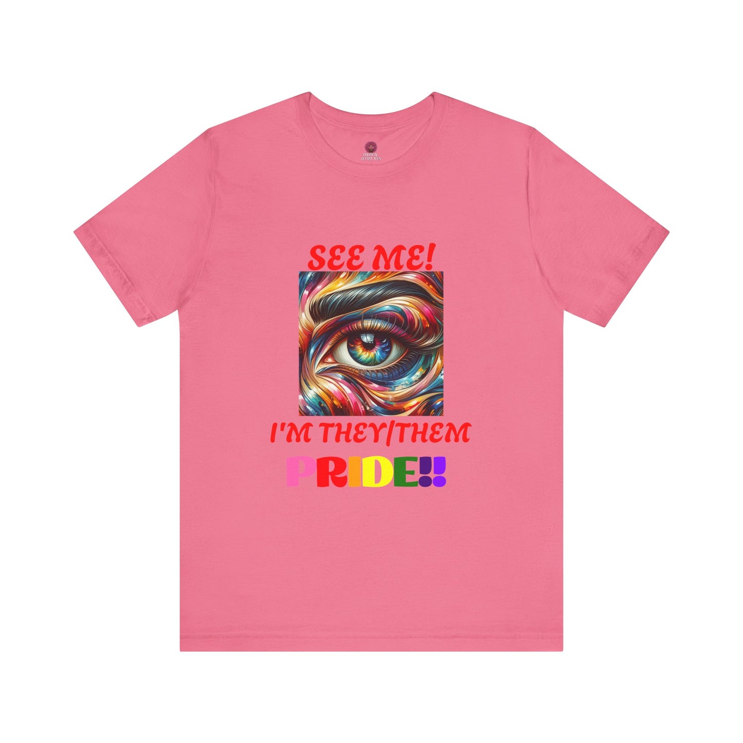 They/Them Pride Short Sleeve Unisex Tee - Celebrate Identity & Inclusivity
