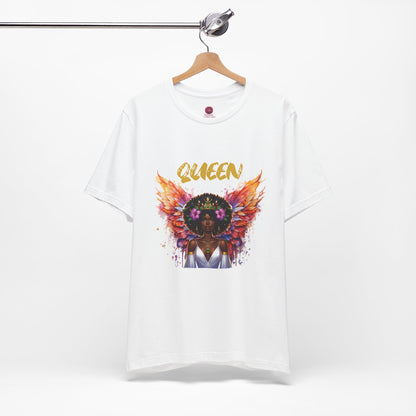 Queen Unisex Short sleeve Jersey Tee - Empowering Graphic Tee for Confident Women