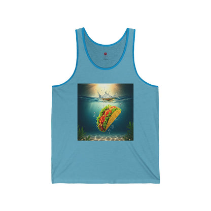 Taco Underwater Design - Opposition Graphic  Unisex Tank Top