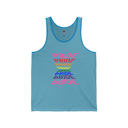 "Pride" Graphic Tank Top, Unisex Pride Shirt, LGBTQ+ Awareness Top