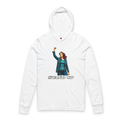 Empowerment Joins Unisex Long Sleeve Hoodrd  Tee - "Stand Up" & "We Will Stand Behind You"