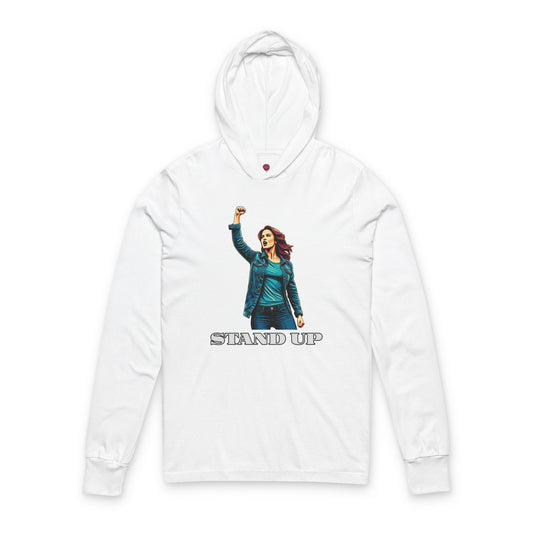 Empowerment Joins Unisex Long Sleeve Hoodrd  Tee - "Stand Up" & "We Will Stand Behind You"