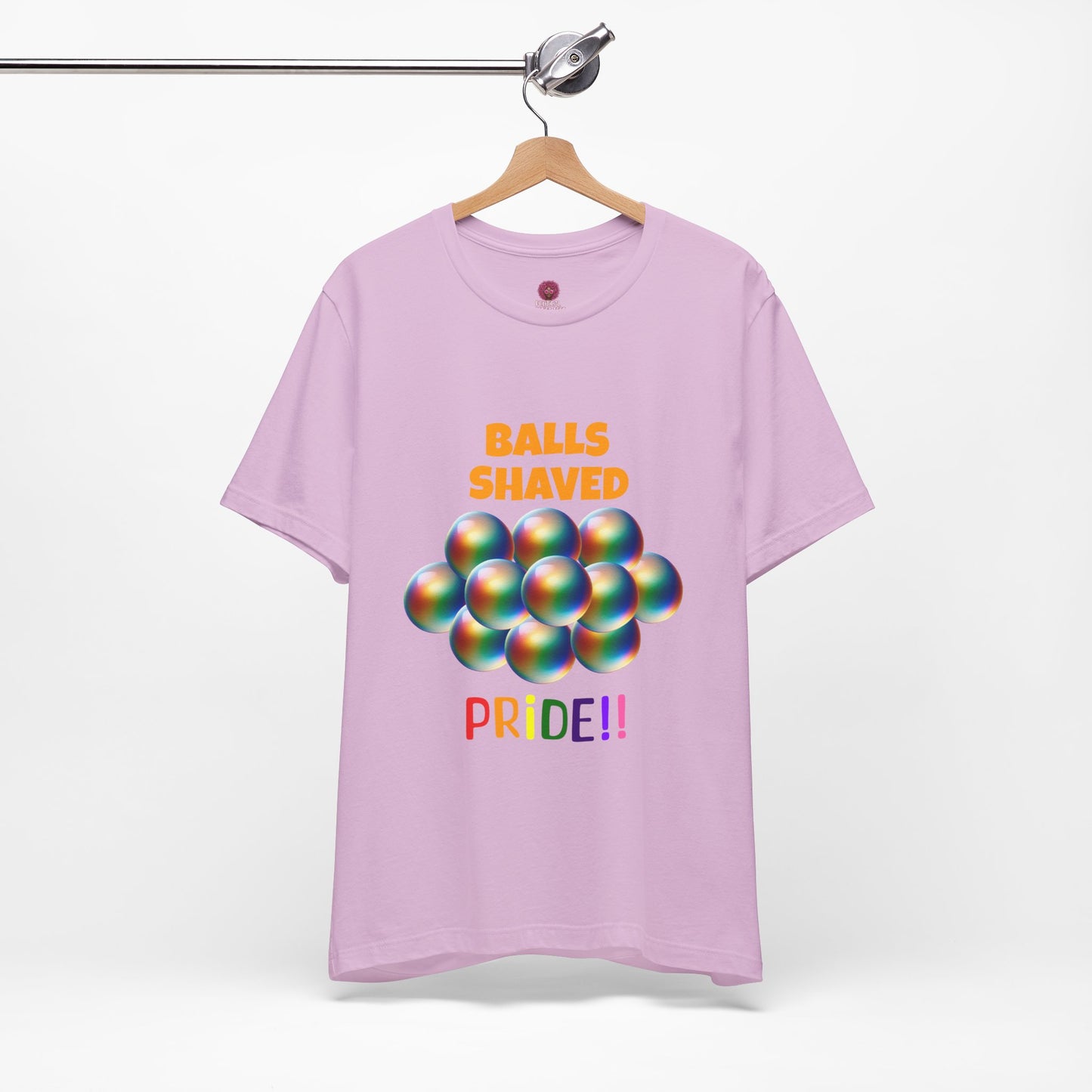 Humorous Pride Short Sleeve Tee - Balls Shaved