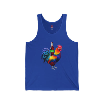 Colorful Koke On The Cock Graphic Unisex Tank Top-Pride