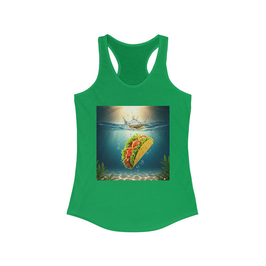 Taco Underwater Design - Women's Opposition Graphic Racerback Tank Top