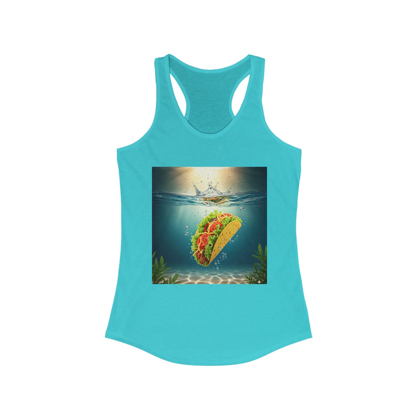 Taco Underwater Design - Women's Opposition Graphic Racerback Tank Top