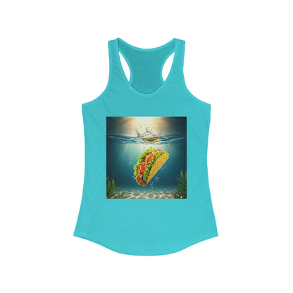 Taco Underwater Design - Women's Opposition Graphic Racerback Tank Top