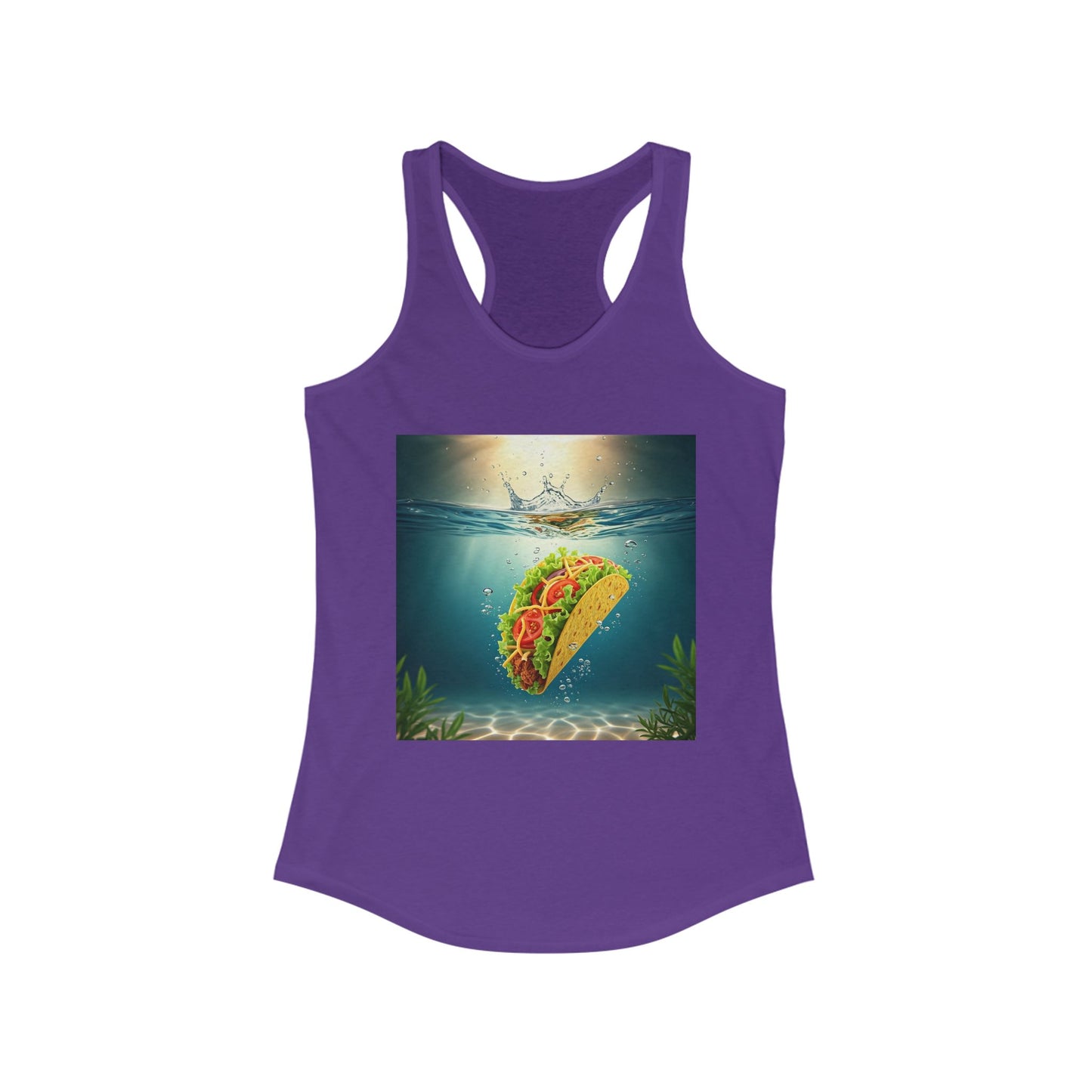 Taco Underwater Design - Women's Opposition Graphic Racerback Tank Top