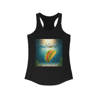 Taco Underwater Design - Women's Opposition Graphic Racerback Tank Top