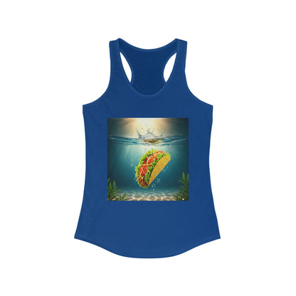 Taco Underwater Design - Women's Opposition Graphic Racerback Tank Top