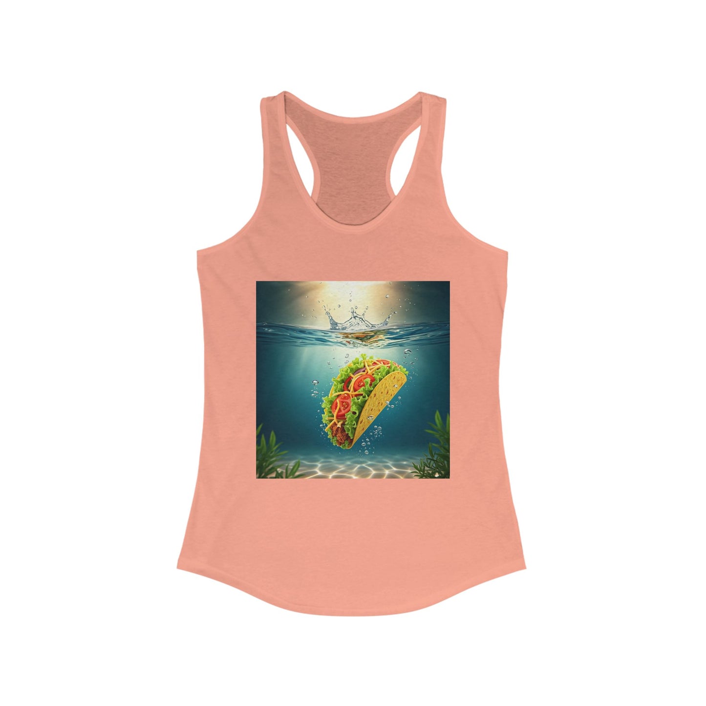 Taco Underwater Design - Women's Opposition Graphic Racerback Tank Top