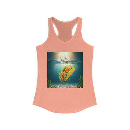 Taco Underwater Design - Women's Opposition Graphic Racerback Tank Top