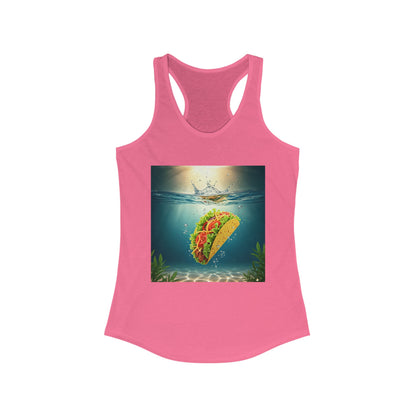 Taco Underwater Design - Women's Opposition Graphic Racerback Tank Top