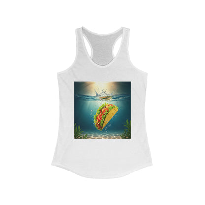 Taco Underwater Design - Women's Opposition Graphic Racerback Tank Top