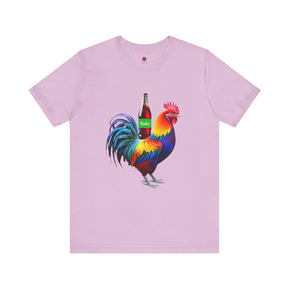 Colorful Koke On The Cock Graphic Unisex Tee-Pride
