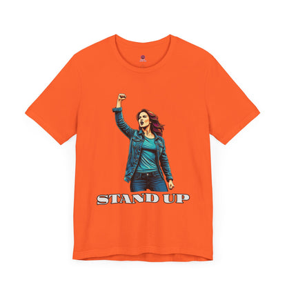 Empowerment Joins Unisex Tee - "Stand Up" & "We Will Stand Behind You" Back & Front